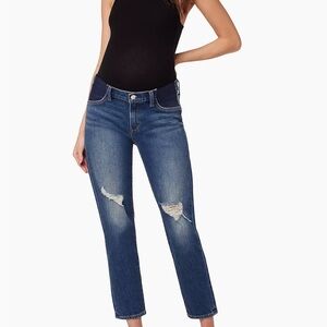 Joe’s Jeans Lara Cropped Maternity Jeans Size 27 EUC